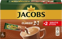 JACOBS Löskaffee 3in1 Classic Löslicher Kaffee 12 X 10+2 Sticks Instantkaffee -Senseo || Tassimo Verkäufe b3f7a1034889cbb2f92e5f63677387c8