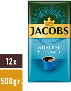 JACOBS Auslese Mild + Sanft Filterkaffee 12 X 500 G Kaffee Gemahlen -Senseo || Tassimo Verkäufe b675246f1efc68d2b58096eb24565709