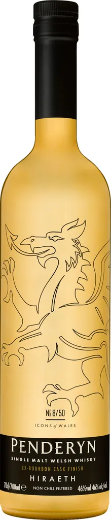 Penderyn Single Malt Welsh Whisky - Ex-bourbon Edition Hiraeth 46%vol Icons Of Wales No. 8 Spirituosen