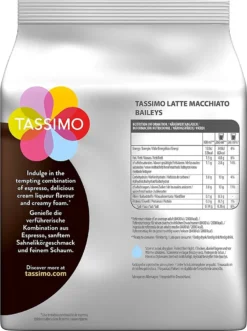 TASSIMO Latte Macchiato Baileys 5er Pack T Discs Kaffee Kapseln 5 X 8 Getränke -Senseo || Tassimo Verkäufe b97604cf356138a05d3bca2eb30917a3