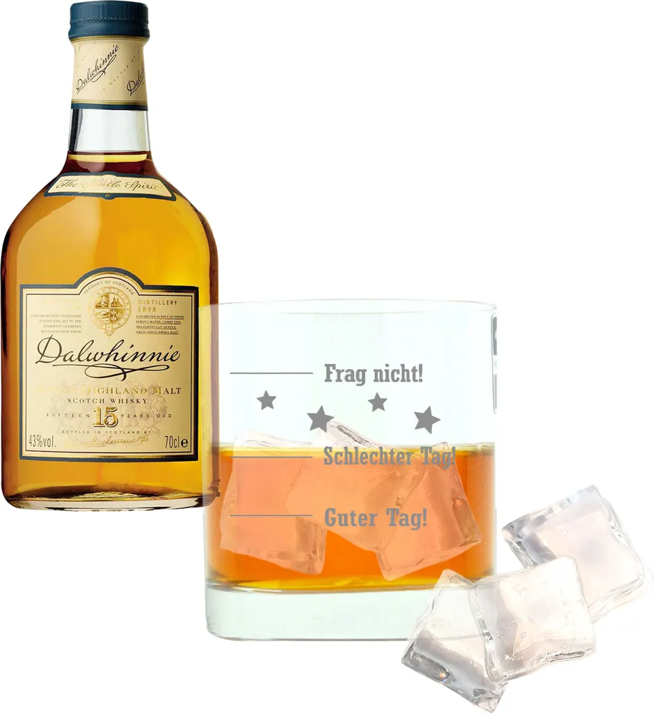 Whiskey 2er Set, Dalwhinnie 15 Years / Jahre, Single Malt, Whisky, Scotch, Alkohol, Alokoholgetränk, Flasche, 43%, 700 Ml, 75919, Geschenk Zum Vatertag, Mit Graviertem Glas 1 Whiskey 2er Set, Dalwhinnie 15 Years / Jahre, Single Malt, Whisky, Scotch, Alkohol, Alokoholgetränk, Flasche, 43%, 700 Ml, 75919, Geschenk Zum Vatertag, Mit Graviertem Glas