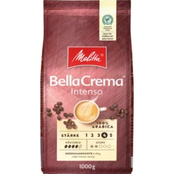 MELITTA Ganze Kaffeebohnen BellaCrema Intenso 1 Kg Starkes Aroma Intensiv -Senseo || Tassimo Verkäufe bd1854e266eec71dcf5dc8e7d7d9c62d