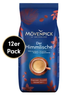 Kaffee-Sparpaket DER HIMMLISCHE Von Mövenpick, 12x1000g Bohnen