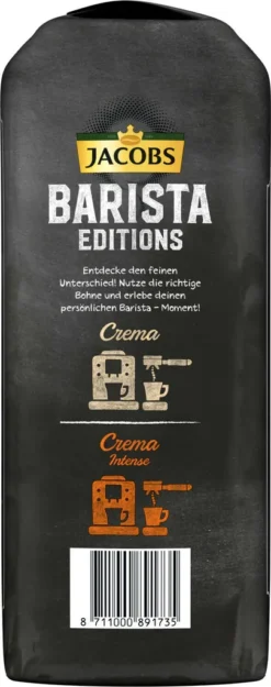 JACOBS Kaffeebohnen Barista Editions Espresso 2 X 1 Kg Espressobohnen Ganze Bohne -Senseo || Tassimo Verkäufe bef89126f01b36574c04f7e2c70d44fa