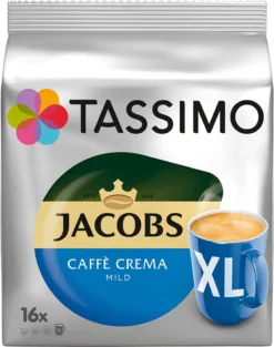 Tassimo Jacobs Caffè Crema Mild XL | 16 T Discs, Kaffeekapseln -Senseo || Tassimo Verkäufe bf1f155ce4fed0ba45f2ff6d1723c4d6