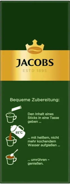 JACOBS Löskaffee Krönung 16 X 20 Sticks Löslicher Kaffee Instantkaffee 320 Getränke 17 JACOBS Löskaffee Krönung 16 X 20 Sticks Löslicher Kaffee Instantkaffee 320 Getränke -Senseo || Tassimo Verkäufe c0157d8986daf06ad60a7a77c9f2cfa3