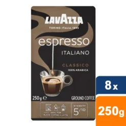 Lavazza Espresso Italiano Classico 8x250 G (gemahlener Kaffee)