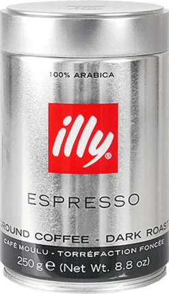 Illy Espresso Dunkle Röstung / Dark Roast | Gemahlen | 250g-Dose -Senseo || Tassimo Verkäufe c0fee27a637ca91881b764ebf7cda065