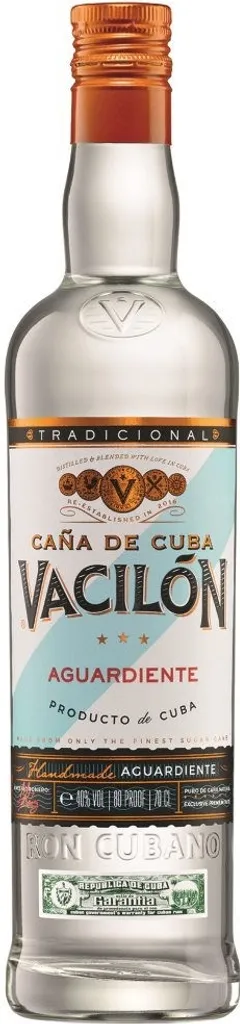 Ron Vacilon Cana De Cuba Aguardiente 0,7 Liter