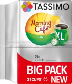 TASSIMO Kapseln Morning Café Filter XL T Discs 1 Packung - 21 Getränke Kaffeekapseln -Senseo || Tassimo Verkäufe c1df3f634eeb4d40428712c36692c1bb