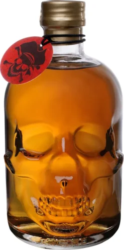 Sea Wolf Spirit - Spiced Rum 35% Vol. Totenkopfflasche, 1 X 0,5l