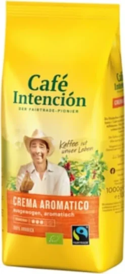 Café Intención Ecológico Caffè Crema | Fairtrade | Ganze Bohne | 1000g -Senseo || Tassimo Verkäufe c31aadf044a308cc68d4a9d4a6927b9e