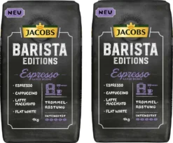 JACOBS Kaffeebohnen Barista Editions Espresso 2x1kg Ganze Bohne + Aluminium Dose Im Barista Design -Senseo || Tassimo Verkäufe c83485fd0e515adb89efd95595e9158d