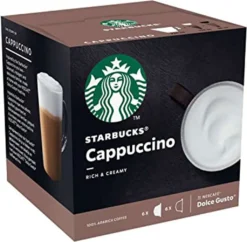 Nestlé® Starbucks By Nescafe Dolce Gusto 12 Kapseln Cappuccino Rich And Creamy Arabica Coffee 120g -Senseo || Tassimo Verkäufe d05e6d8b69dd5b3fdb3e1b2bcfd85ca6