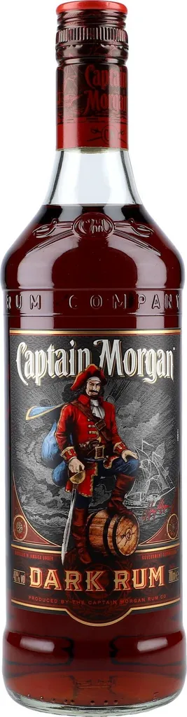 Captain Morgan Dark Rum Karibik | 40 % Vol | 0,7 L 2 Captain Morgan Dark Rum Karibik | 40 % Vol | 0,7 L – Bild 2