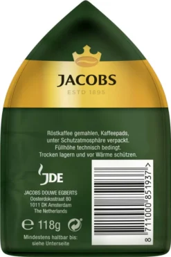 JACOBS Pads Crema Kräftig 270 Getränke - 15x18 Kaffeepads Senseo Kompatibel -Senseo || Tassimo Verkäufe d19d398a56bbd96be780f8d8c62bcd32