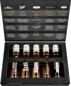Premium Rum Tasting Set 5 X 0,05 L | Ron Centenario Solera 20 Fundación, Remedy Spiced Rum, Don Papa Rum 7 Jahre, Botucal Reserva Exclusiva & Ron Prohibido Gran Reserva Solera 15 -Senseo || Tassimo Verkäufe d2d0e164f390f8f7200652a06175b6aa