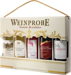 Moselland 5er Geschenkpack Weinprobe Rebsorten Spezialitäten 5 X 250ml