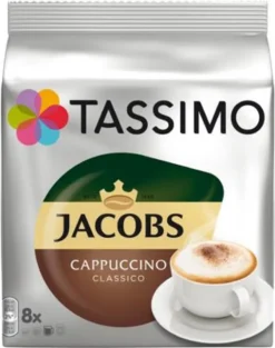 Tassimo Jacobs Cappuccino Classico | 8 T Discs, Kaffeekapseln -Senseo || Tassimo Verkäufe d63cc5074b8d2c6a141a9ea8dc7f2b26