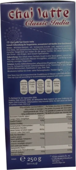 Krüger You Chai Latte Typ Vanille-Zimt Classic India Extra Cremig | 10 Portionen -Senseo || Tassimo Verkäufe da5dccbe3dd539fc8f6001b579210e30