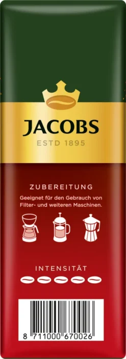 Jacobs Filterkaffee Meister Röstung | Gemahlen | 500g -Senseo || Tassimo Verkäufe db1b1fc03e7e339915906d55e72121ba
