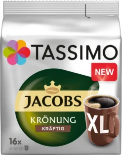 TASSIMO Kapseln 3x16 Jacobs Krönung XL + 3x16 Krönung Kräftig XL T Discs - Insgesamt 96 Getränke -Senseo || Tassimo Verkäufe db2a8e8783410f9f38e53cabb4e8a617