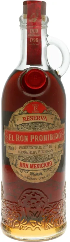El Ron Prohibido Rum Solera 12 Jahre Mexican Rum | 40 % Vol | 0,7 L -Senseo || Tassimo Verkäufe db63dc11e3d89097573c10cc481a32db