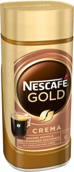 Nescafé® Nescafé Gold Crema | Löslicher Kaffee | 200g-Glas -Senseo || Tassimo Verkäufe dd288978079ff3b84df0069156f6292c