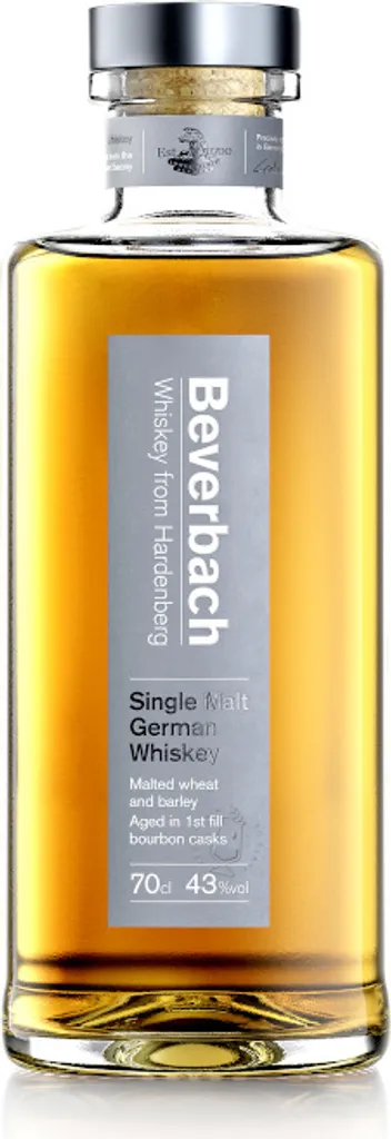 Beverbach Whiskey From Hardenberg Single Malt German Whiskey | 43 % Vol | 0,7 L 1 Beverbach Whiskey From Hardenberg Single Malt German Whiskey | 43 % Vol | 0,7 L