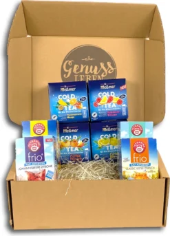 XXL Genussleben Cold Tea Box Mit Insgesamt 128 Beuteln Cold Tea Von Meßmer Und Frio