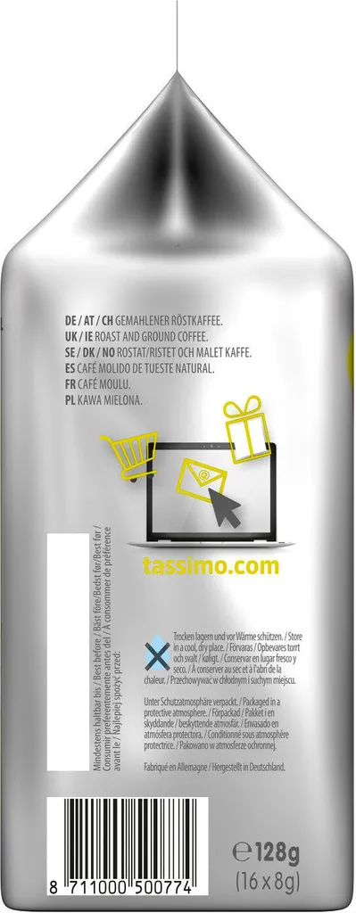 TASSIMO Jacobs Caffè Crema Mild XL 5er Pack T Discs Kaffee Kapseln 5x16 Getränke 4 TASSIMO Jacobs Caffè Crema Mild XL 5er Pack T Discs Kaffee Kapseln 5x16 Getränke – Bild 4