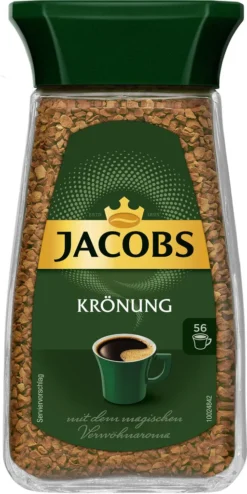 JACOBS Krönung 6 X 100g Löslicher Kaffee Instantkaffee 6 Gläser Löskaffee -Senseo || Tassimo Verkäufe e2e4457c663cc416f4b1063596b24734