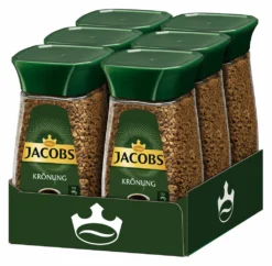 JACOBS Krönung Löslicher Kaffee 6 X 200 G Gläser Instantkaffee -Senseo || Tassimo Verkäufe e4f528be41e6461adea7f8279939aeff