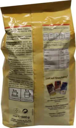 Krüger Family Cappuccino White | 500-g-Beutel -Senseo || Tassimo Verkäufe e6453e4fd09418f2be19971ff31a1e5e