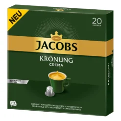 JACOBS Kapseln Krönung Crema 200 Nespresso®* Kompatible Kaffeekapseln 10x20 -Senseo || Tassimo Verkäufe e648c60761845bfd19cd7abb59c41e21