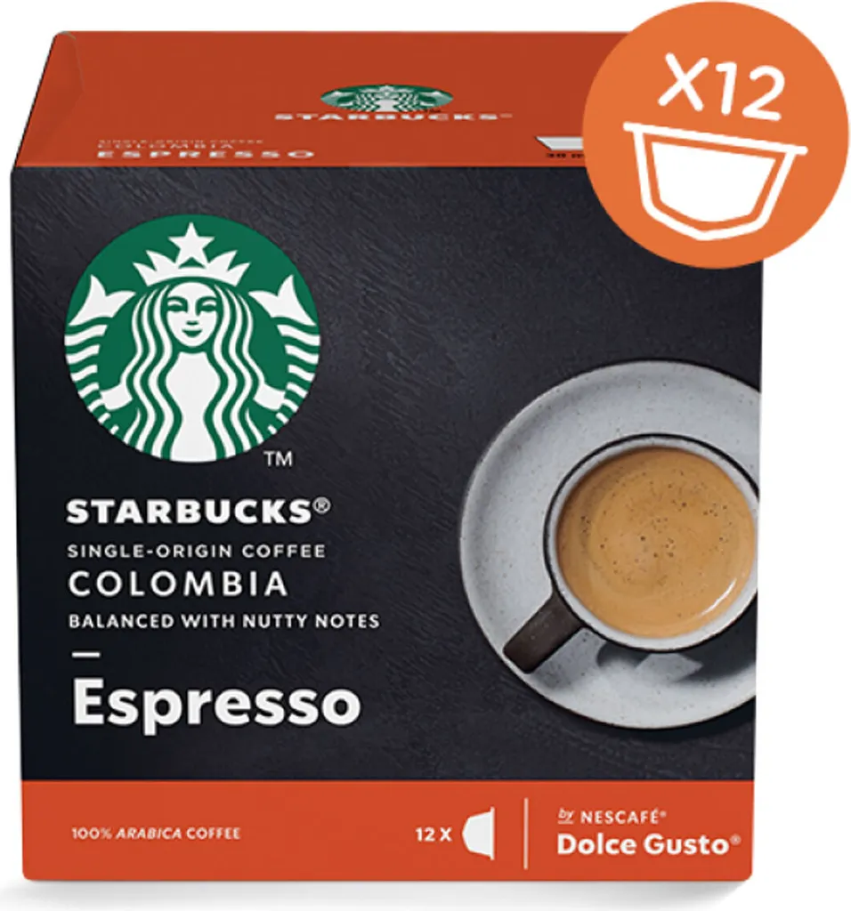 Nestlé® Starbucks By Nescafe Dolce Gusto 12 Kapseln Colombia Espresso Arabica Kaffee 2 Nestlé® Starbucks By Nescafe Dolce Gusto 12 Kapseln Colombia Espresso Arabica Kaffee – Bild 2