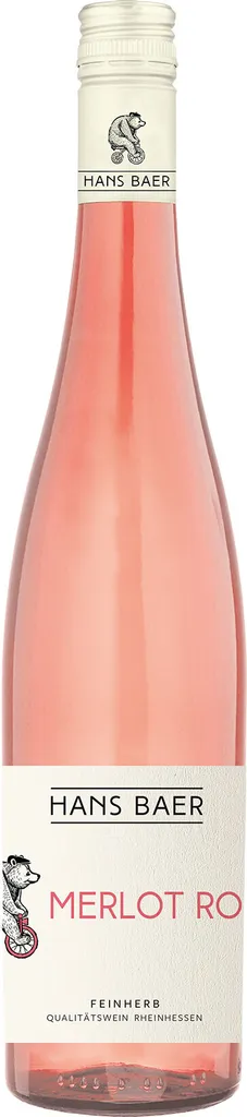 HANS BAER Merlot Feinherb Roséwein Deutschland