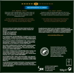 JACOBS Kapseln Decaffeinato 6 Lungo Entkoffeiniert 1 X 20 Nespresso®* Kompatible Kaffeekapseln -Senseo || Tassimo Verkäufe e9642e77ed520128707707927b9c44c4