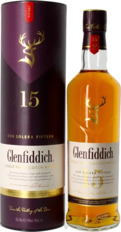 Glenfiddich 15 Jahre Our Solera Fifteen Single Malt Scotsch Whisky In Geschenkpackung | 40 % Vol | 0,7 L -Senseo || Tassimo Verkäufe ea0a7aed8e273aa88c072ab67a67ea2f