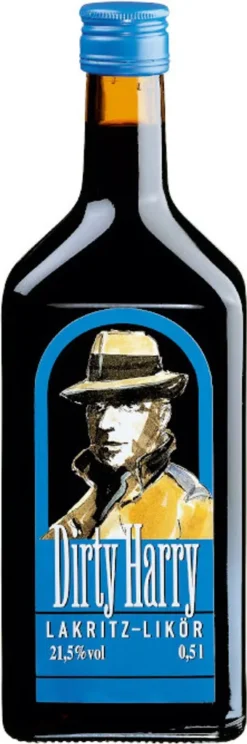 Dirty Harry Lakritz Likör | 21,5 % Vol | 0,5 L