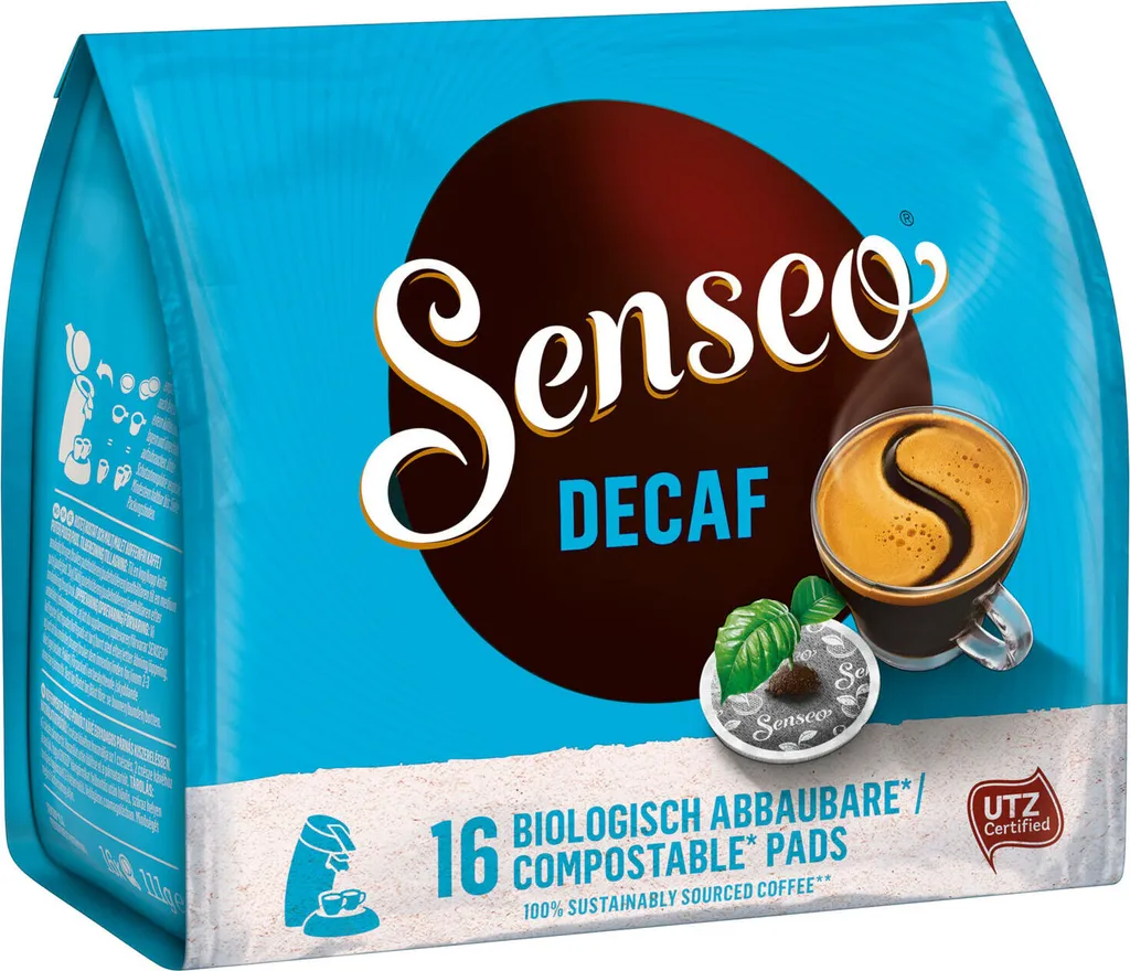 SENSEO Pads Decaf Entkoffeiniert Senseopads UTZ 80 Getränke Pads 3 SENSEO Pads Decaf Entkoffeiniert Senseopads UTZ 80 Getränke Pads – Bild 3