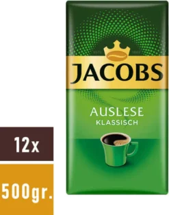 JACOBS Auslese Klassisch Filterkaffee 12x500g Kaffee Gemahlen -Senseo || Tassimo Verkäufe ec63005238457badac62ccda63817cba