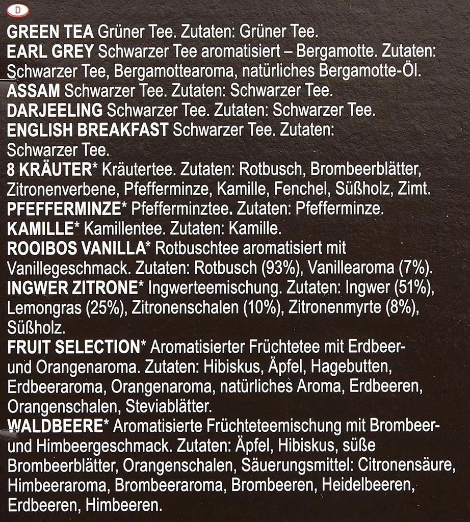 Teekanne Premium Selection Box | 12 Teesorten | 180 Teebeutel 6 Teekanne Premium Selection Box | 12 Teesorten | 180 Teebeutel – Bild 6