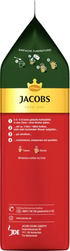 JACOBS Typ Cappuccino 10 Beutel Löslicher Kaffee Intantkaffee 10 X 400 G Cremig -Senseo || Tassimo Verkäufe efbe1971bdf5a211deebf87e4d6adfab