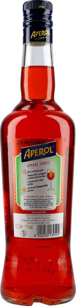 Aperol Aperitivo | 15,0 % Vol | 0,7 L -Senseo || Tassimo Verkäufe f1f8018853e9ea3b4e7166e31aeee7bb