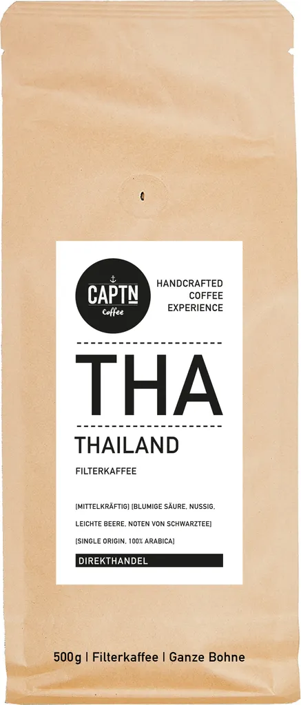 THAILAND Kaffee Ganze Bohne | Mittelkräftig, Blumige Säure, Leichte Beere | 500 G | Specialty Coffee Aus Direkthandel 1 THAILAND Kaffee Ganze Bohne | Mittelkräftig, Blumige Säure, Leichte Beere | 500 G | Specialty Coffee Aus Direkthandel