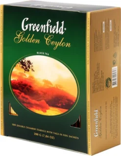 Tee "Greenfield" Golden Ceylon 100 Beutel Je 2g (200g) Чай Голден Цейлон