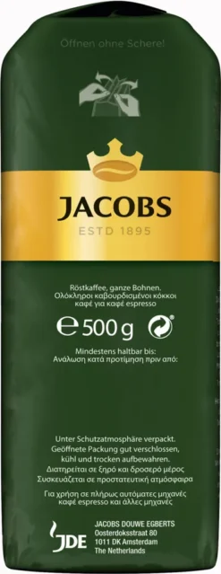 JACOBS Kaffeebohnen Krönung Aroma-Bohne Kräftig 500g Ganze Kaffee Bohnen -Senseo || Tassimo Verkäufe f504402dbc3784a00cfe46eddf4e2787