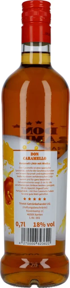 Don Caramello - Karamell Likör 0,7 L -Senseo || Tassimo Verkäufe f543337d59e21b46744e40a901c6968d