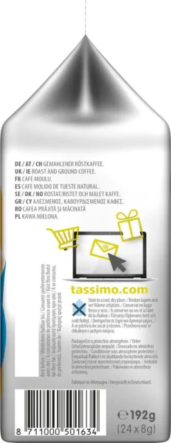 TASSIMO Kapseln Morning Café XL T-Discs Mild & Smooth 5 X 21 - 105 Getränke -Senseo || Tassimo Verkäufe f739d89f3849f41dec9f3ee71005227a